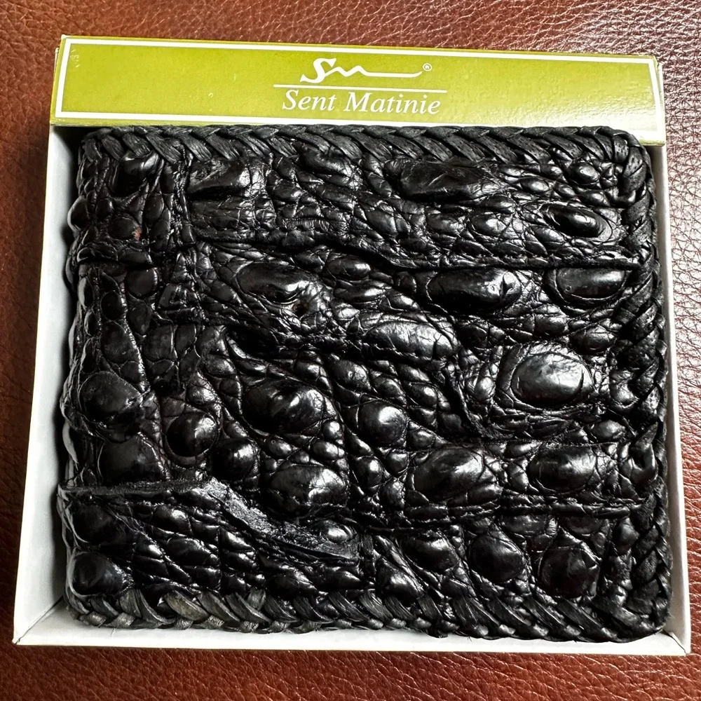 Saint Matainie Crocodile Bifold Wallet - Picture 14 of 14